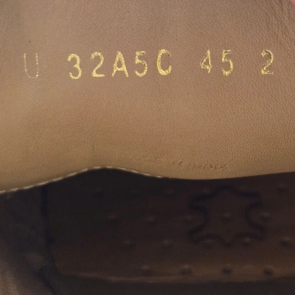 Geox Respira Men's Size 12 Brown Leather Casual Fashion Sneakers U32A5C EU 45 - Picture 9 of 11